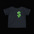 The Slime Shop Infant Fine Jersey Tee — Red / Green Slime Sircle