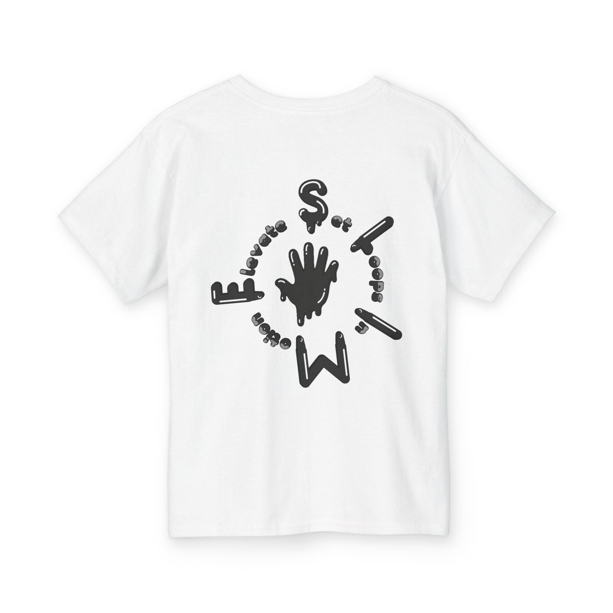 The Slime Shop Youth Tee — Navy / Black Slime Sircle