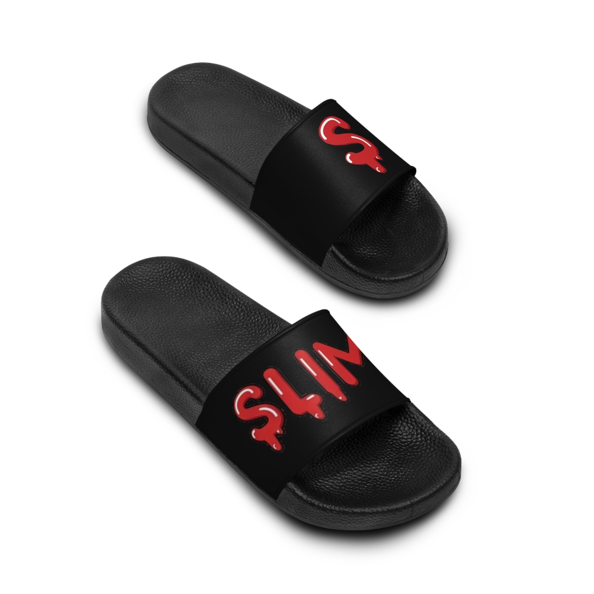 The Slime Shop Slides — Black / Red Slime-$