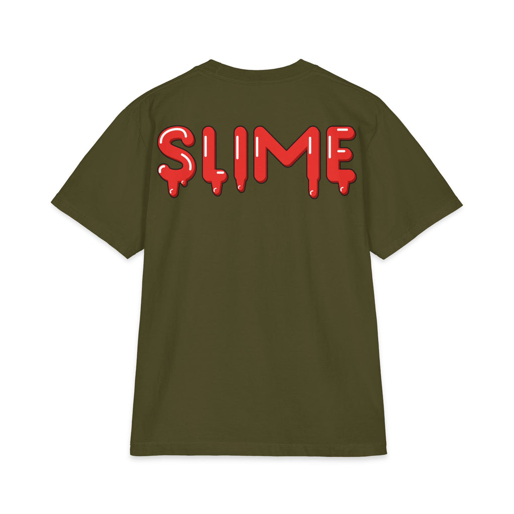 The Slime Shop Max Heavyweight Tee — White / Red Slime In 5