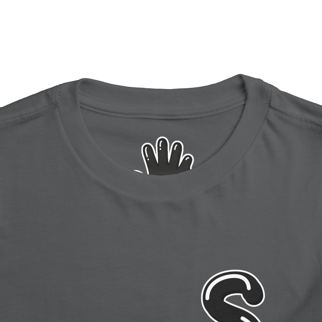 Toddler Black/Slime Short Sleeve Tee