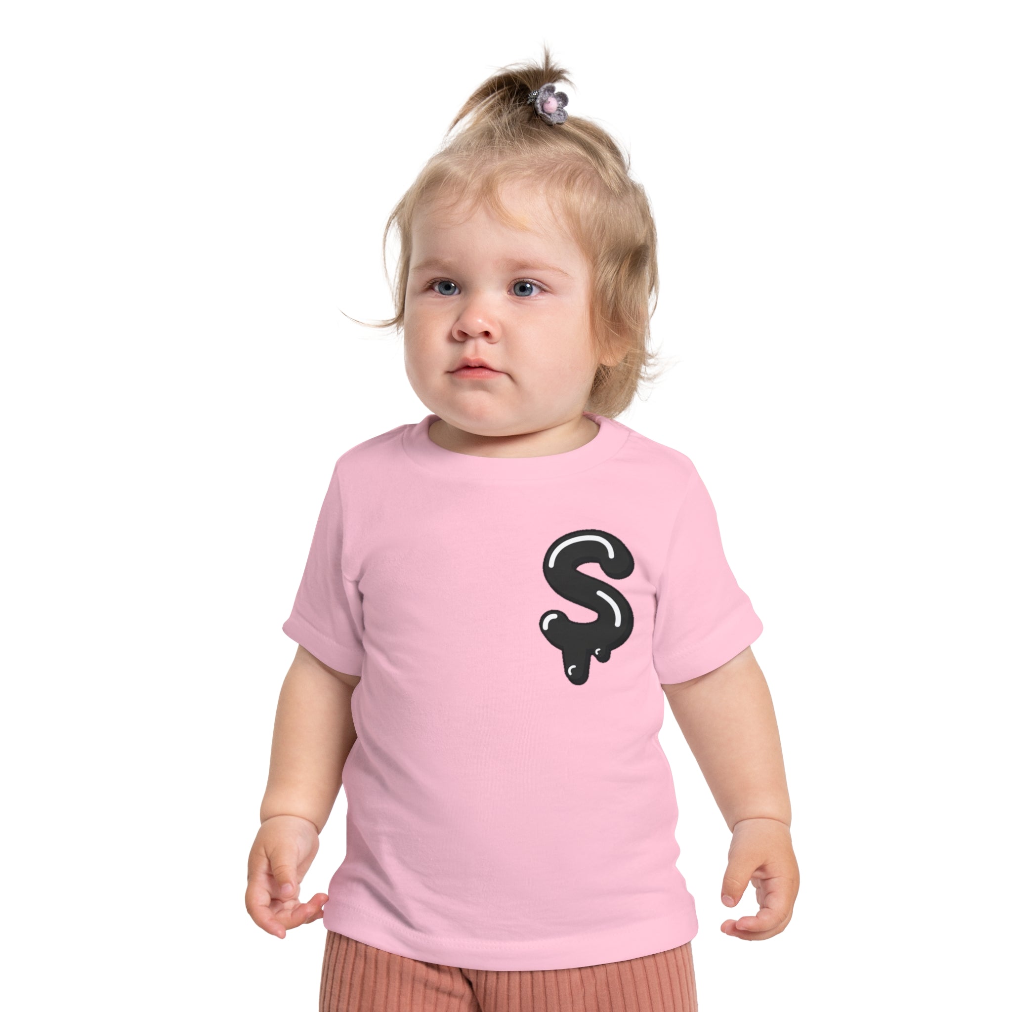 The Slime Shop Baby Tee — Yellow / Black Slime Sircle