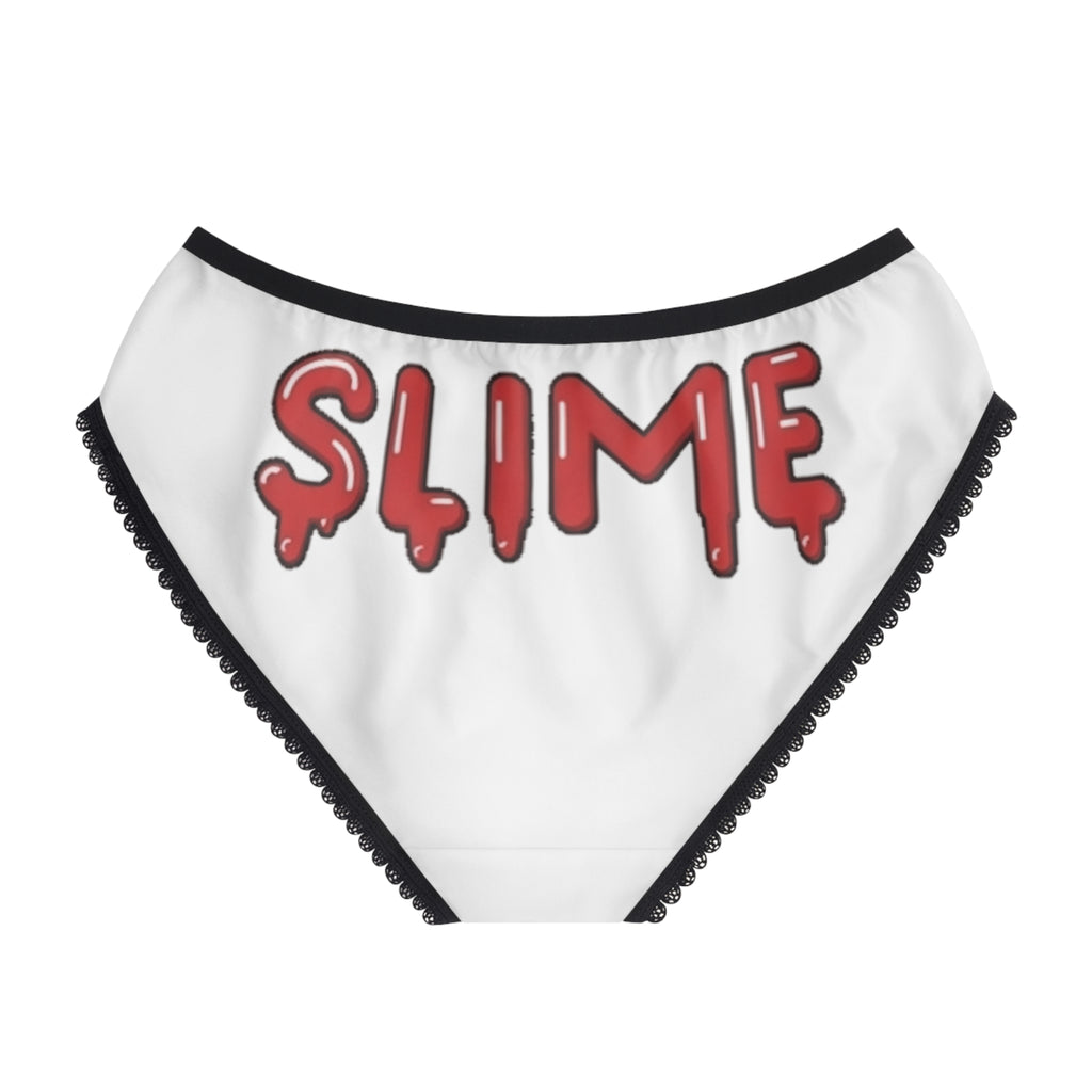 The Slime Shop Women's Briefs — White / Red Slime In 5
