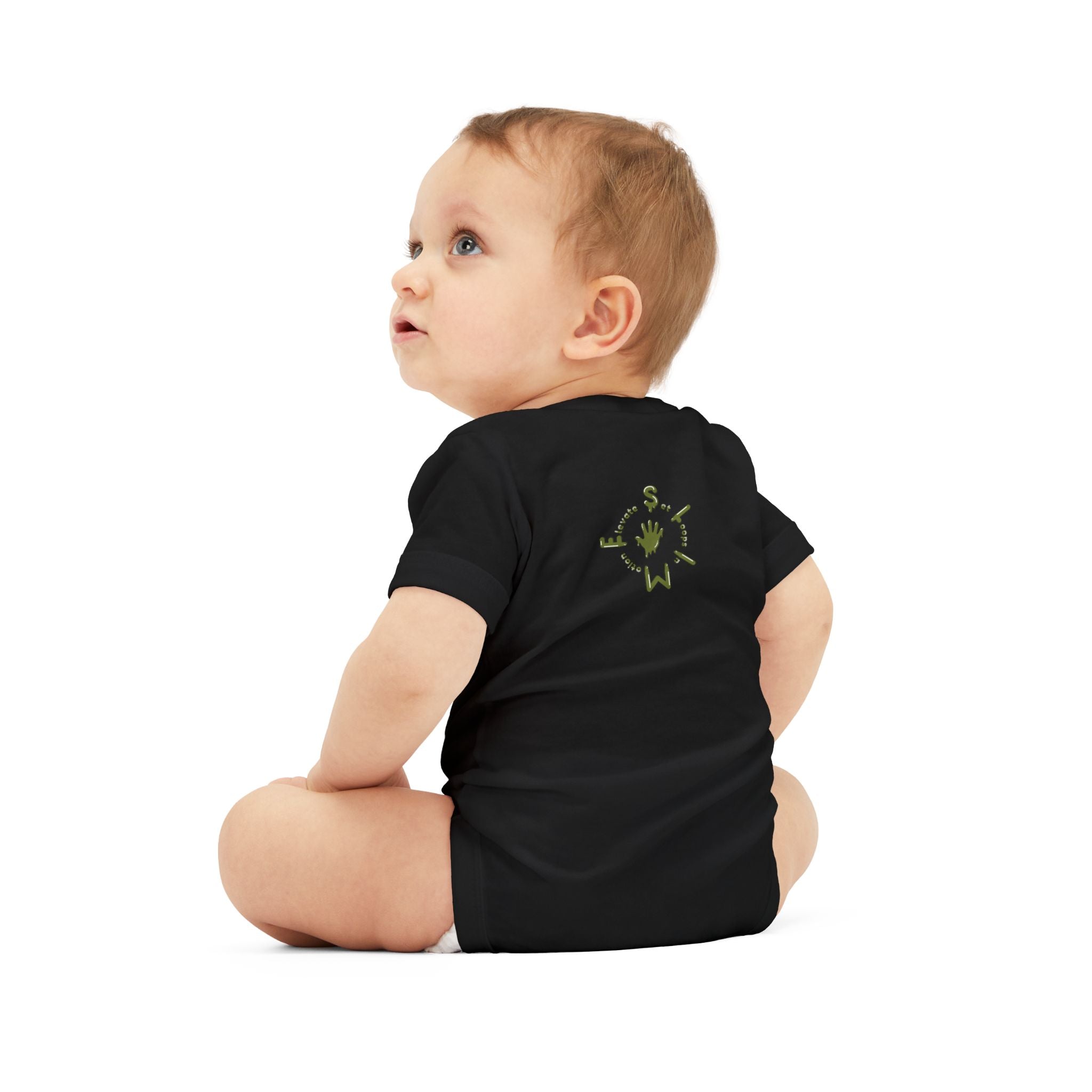 The Slime Shop Infant Jersey One Piece — Royal Blue / Military Green Slime Sircle