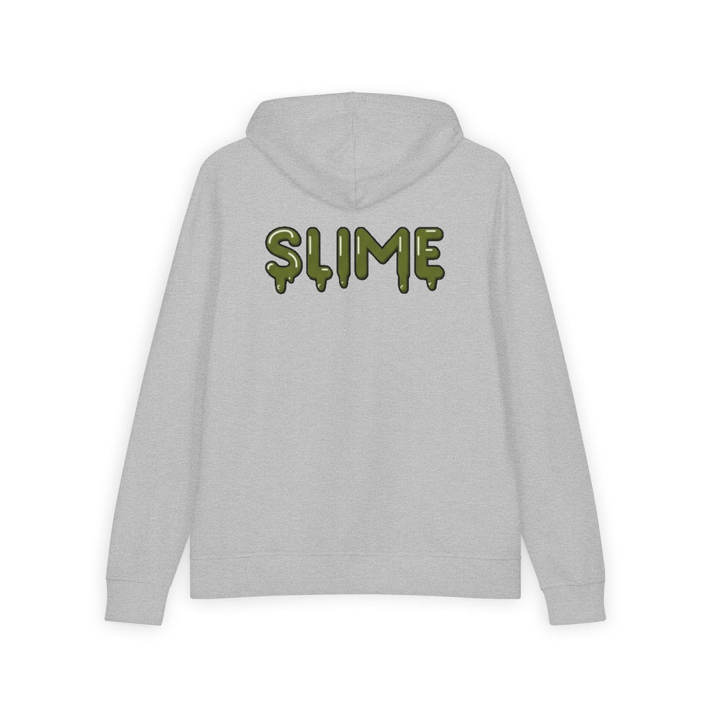 The Slime Shop Full-Zip Hoodie — Black / Olive Slime In 5