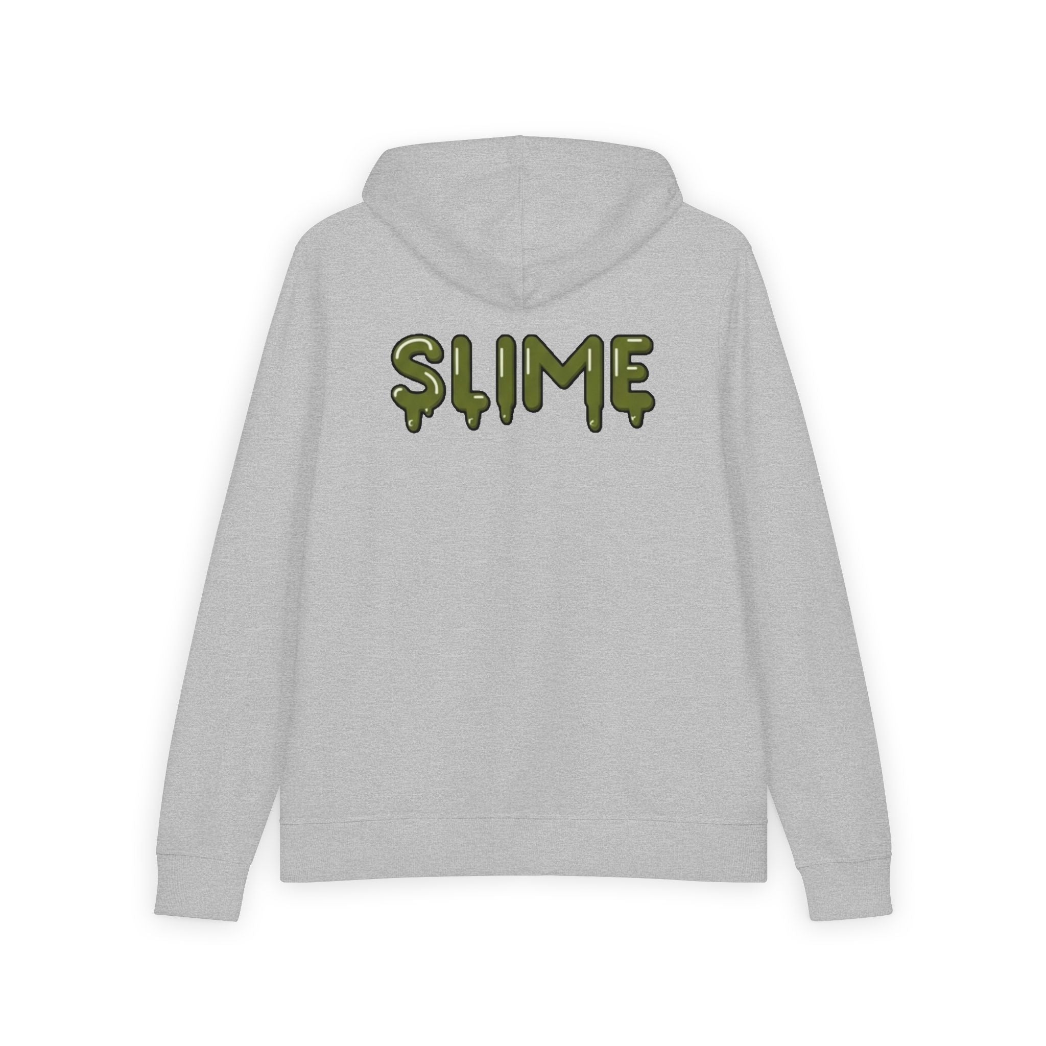 The Slime Shop Full-Zip Hoodie — Black / Olive Slime In 5