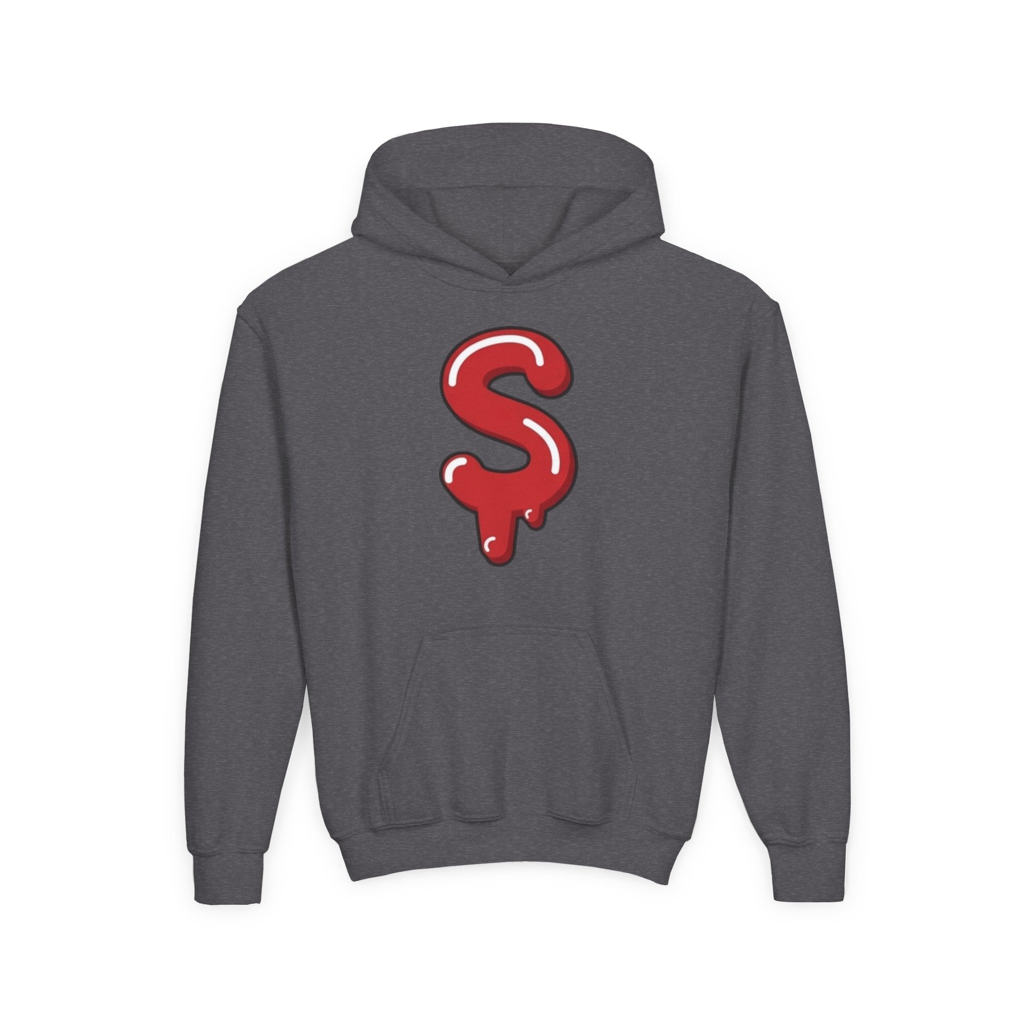 The Slime Shop Youth Hoodie — Green / Red Slime $
