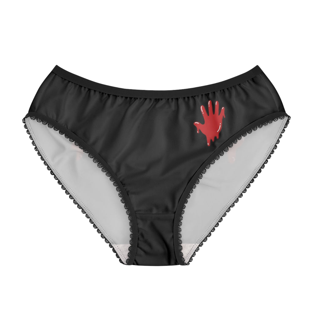 The Slime Shop Women's Briefs — Black / Red Slime In 5