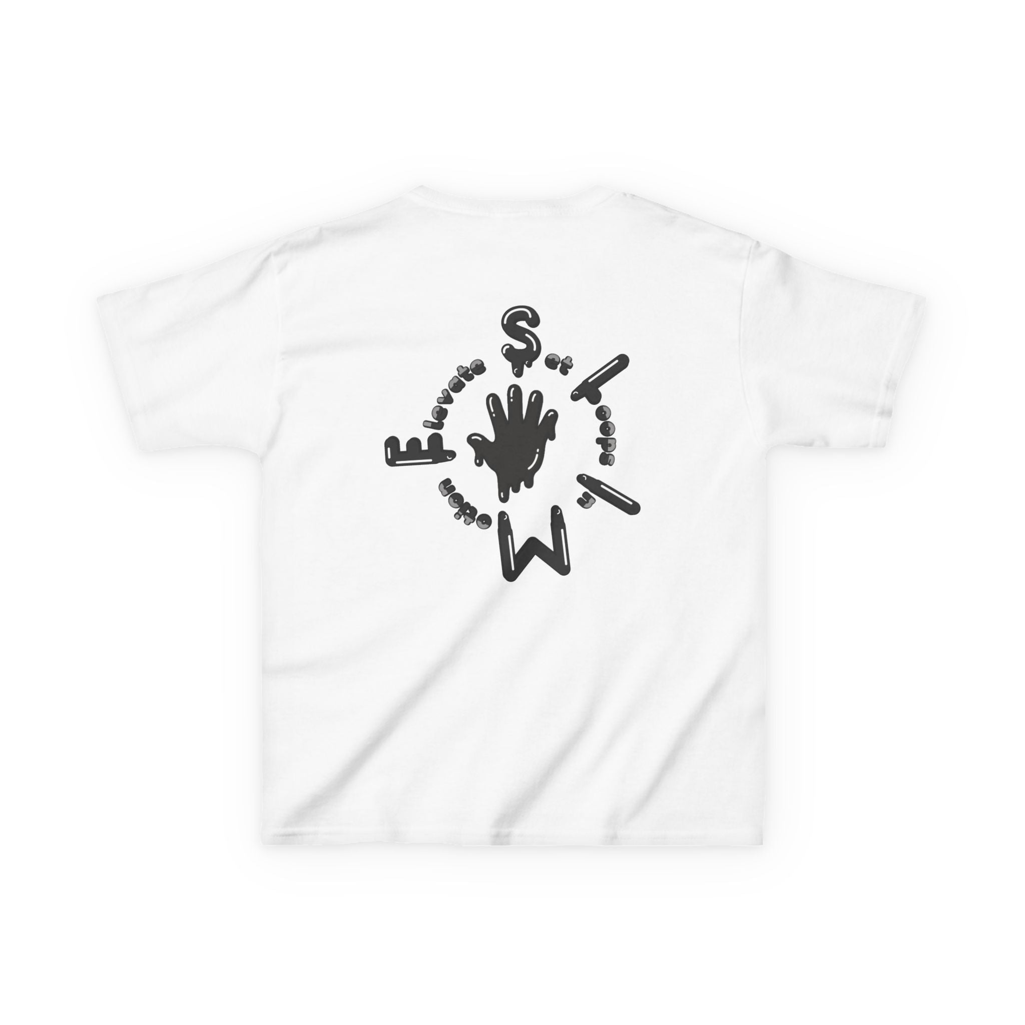 The Slime Shop Kids Tee — Grey / Black Slime Sircle