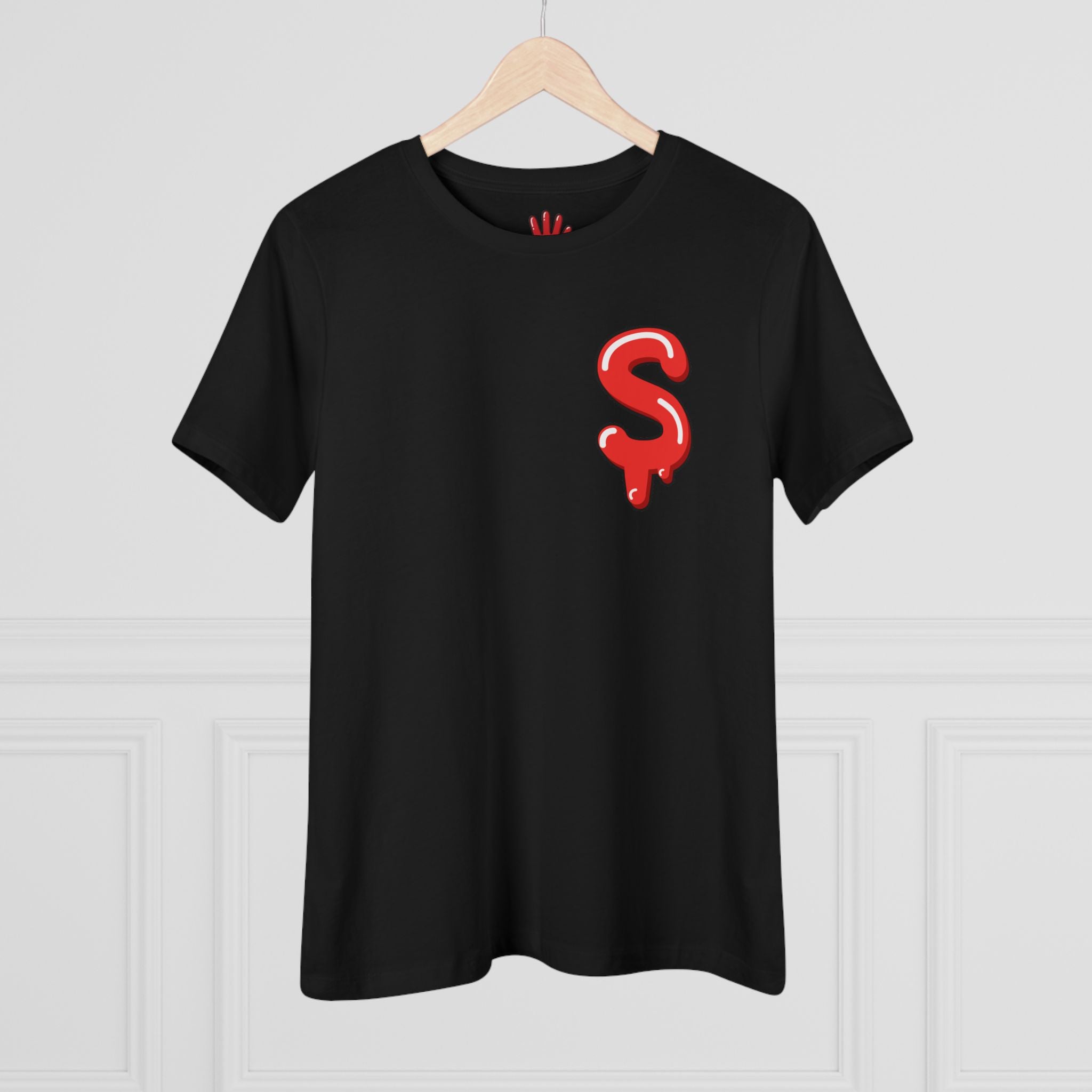 The Slime Shop Women's Tee — White / Red Slime $
