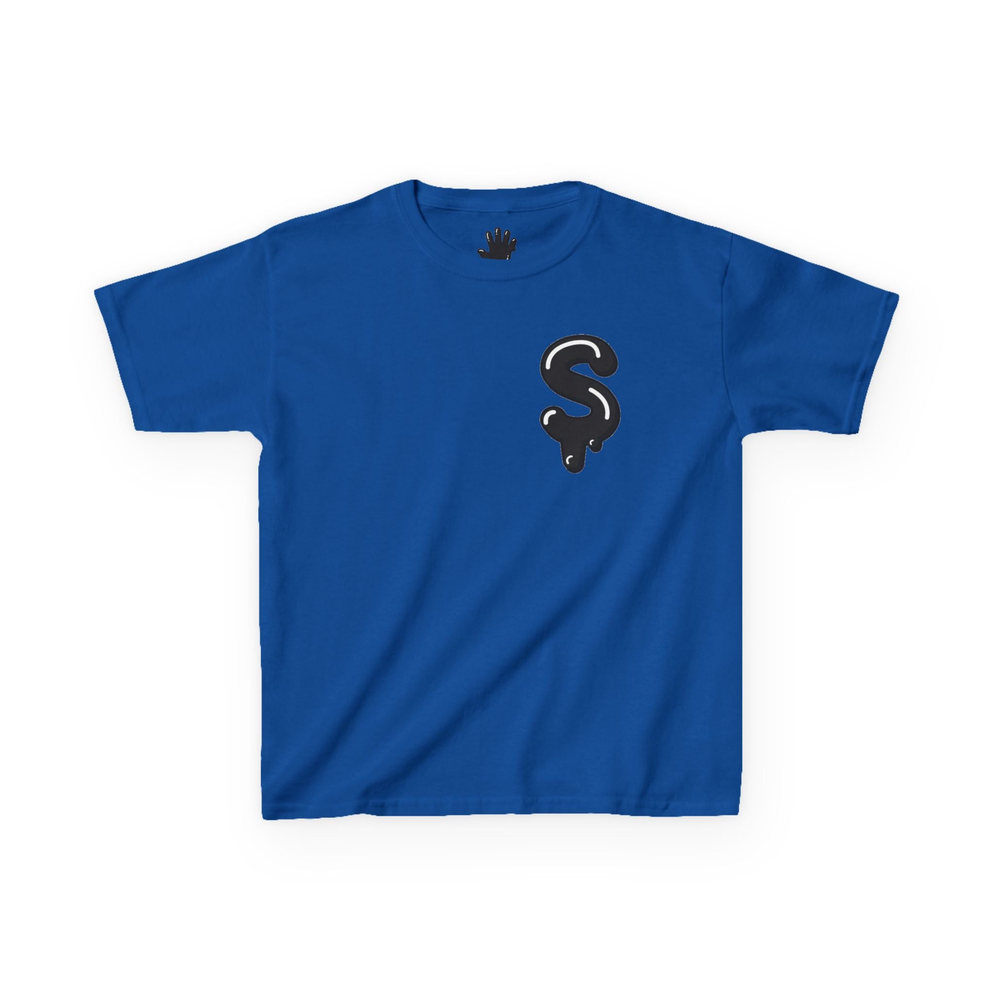 The Slime Shop Kids Tee — Grey / Black Slime Sircle