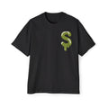 The Slime Shop Men's Oversized Tee — White / Olive SLIME