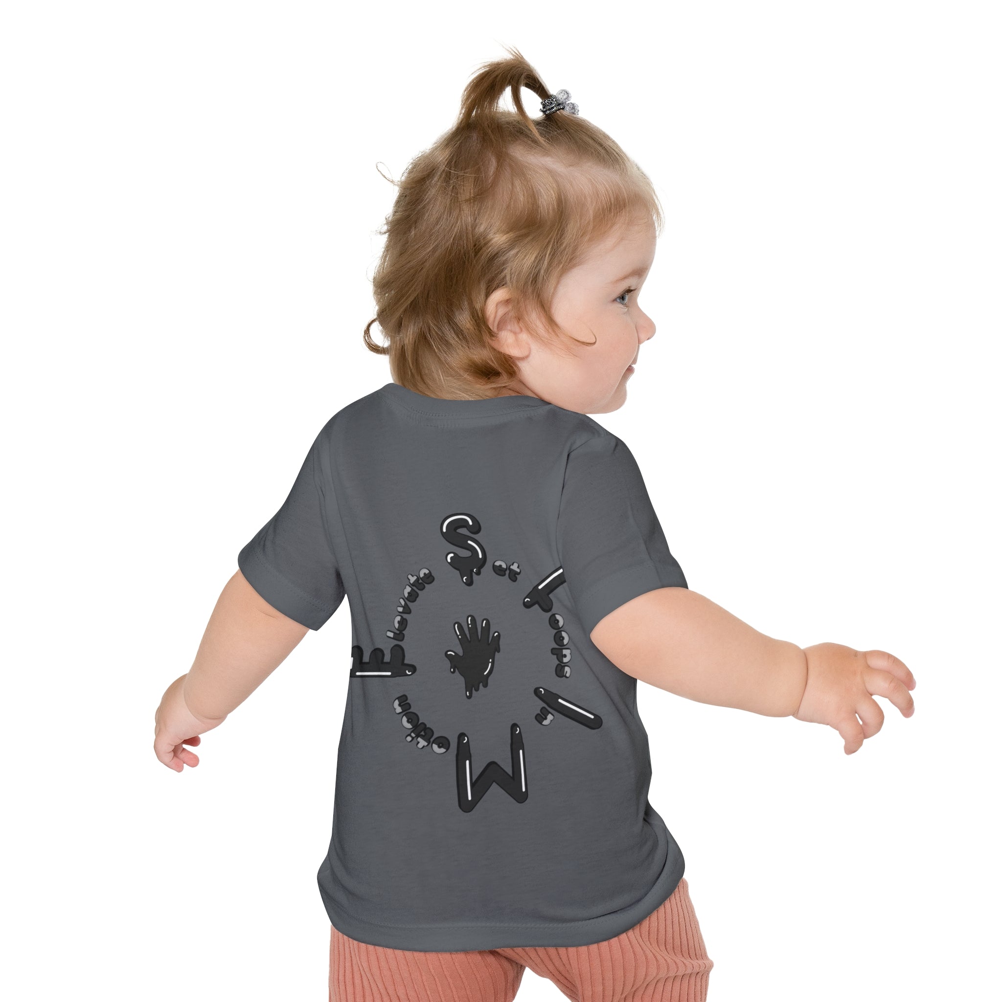 The Slime Shop Baby Tee — Yellow / Black Slime Sircle