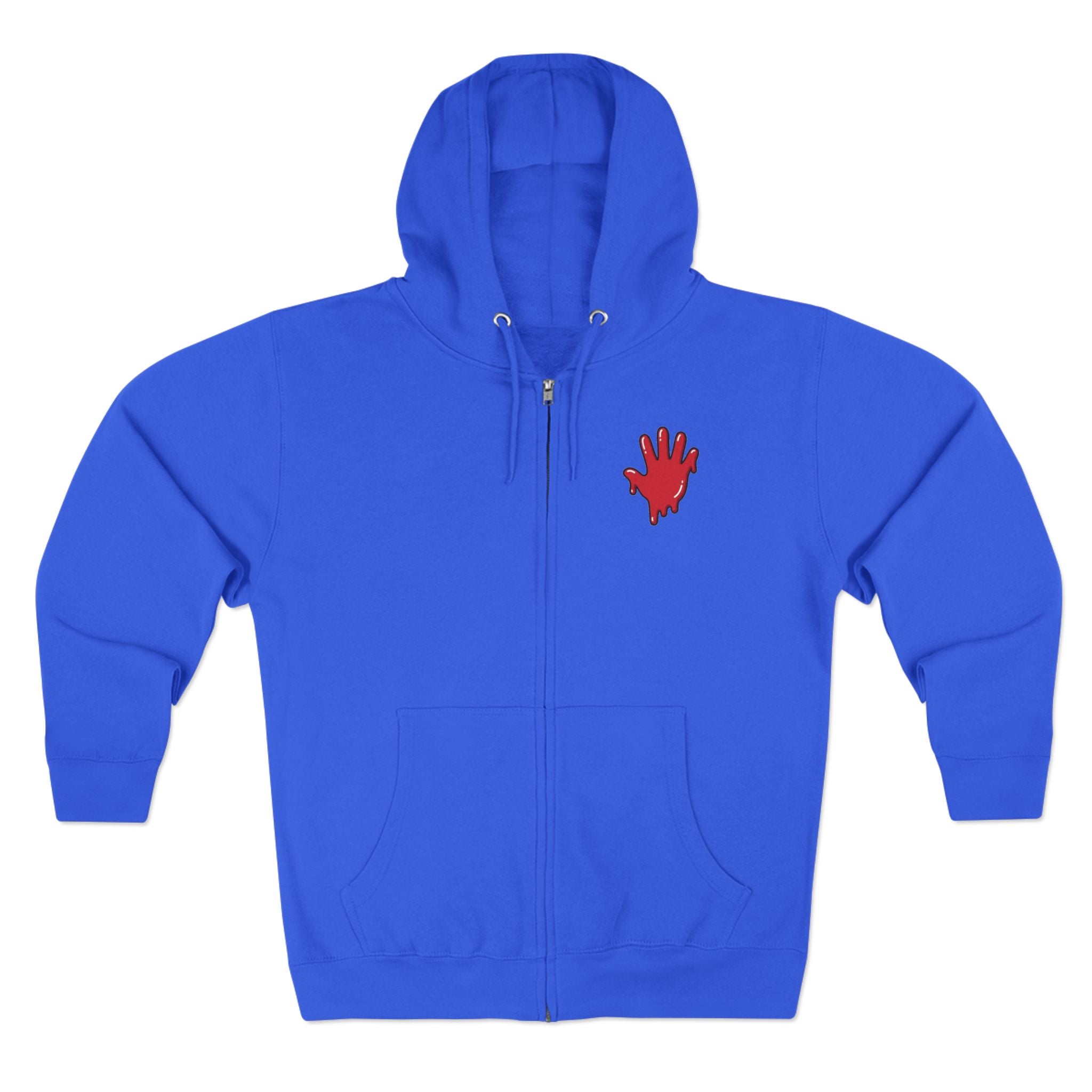 The Slime Shop Zip Hoodie — Heather / Red Slime In 5