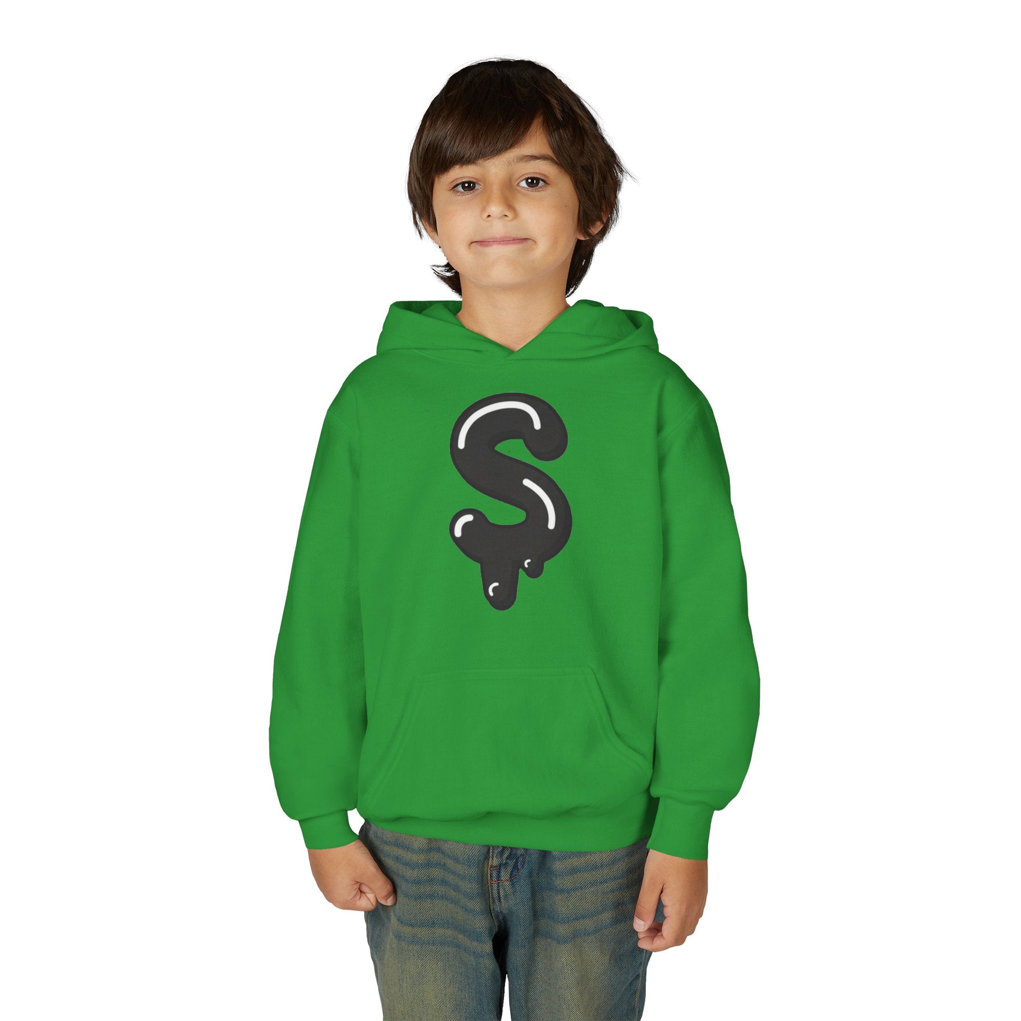 The Slime Shop Youth Hoodie — Royal Blue / Black Slime $