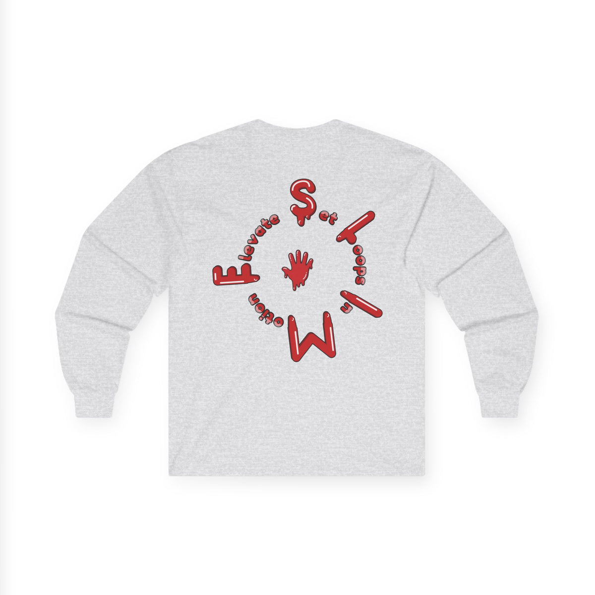 The Slime Shop Red Slime Sircle Unisex Ultra Cotton Long Sleeve Tee