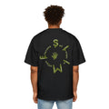 The Slime Shop Heavy Oversized Tee — Brown / Olive Slime Sircle