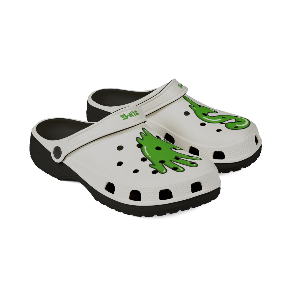 The Slime Shop Foam Clogs — Green / Slime Drip
