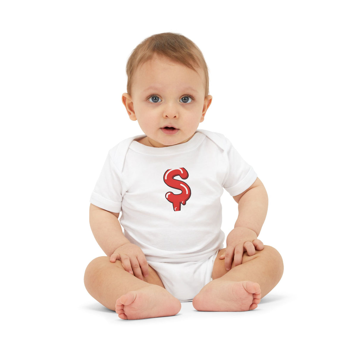 Infant Red/Slime$ Jersey One Piece