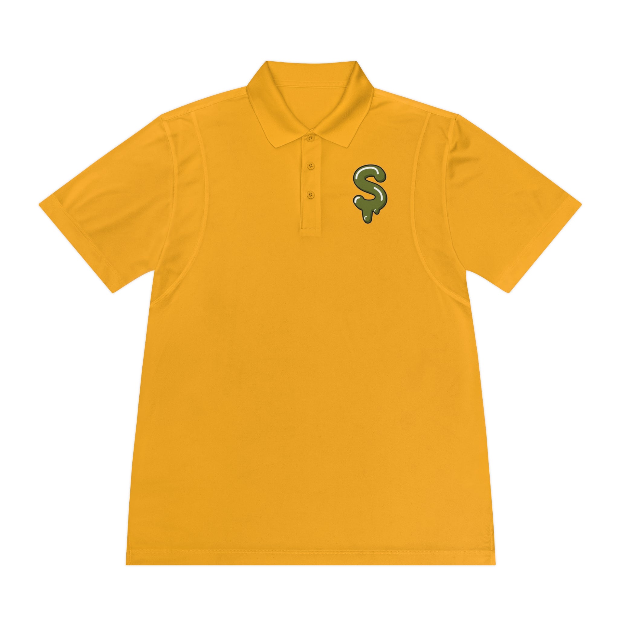 The Slime Shop Sport Polo — Red / Olive Slime Sircle