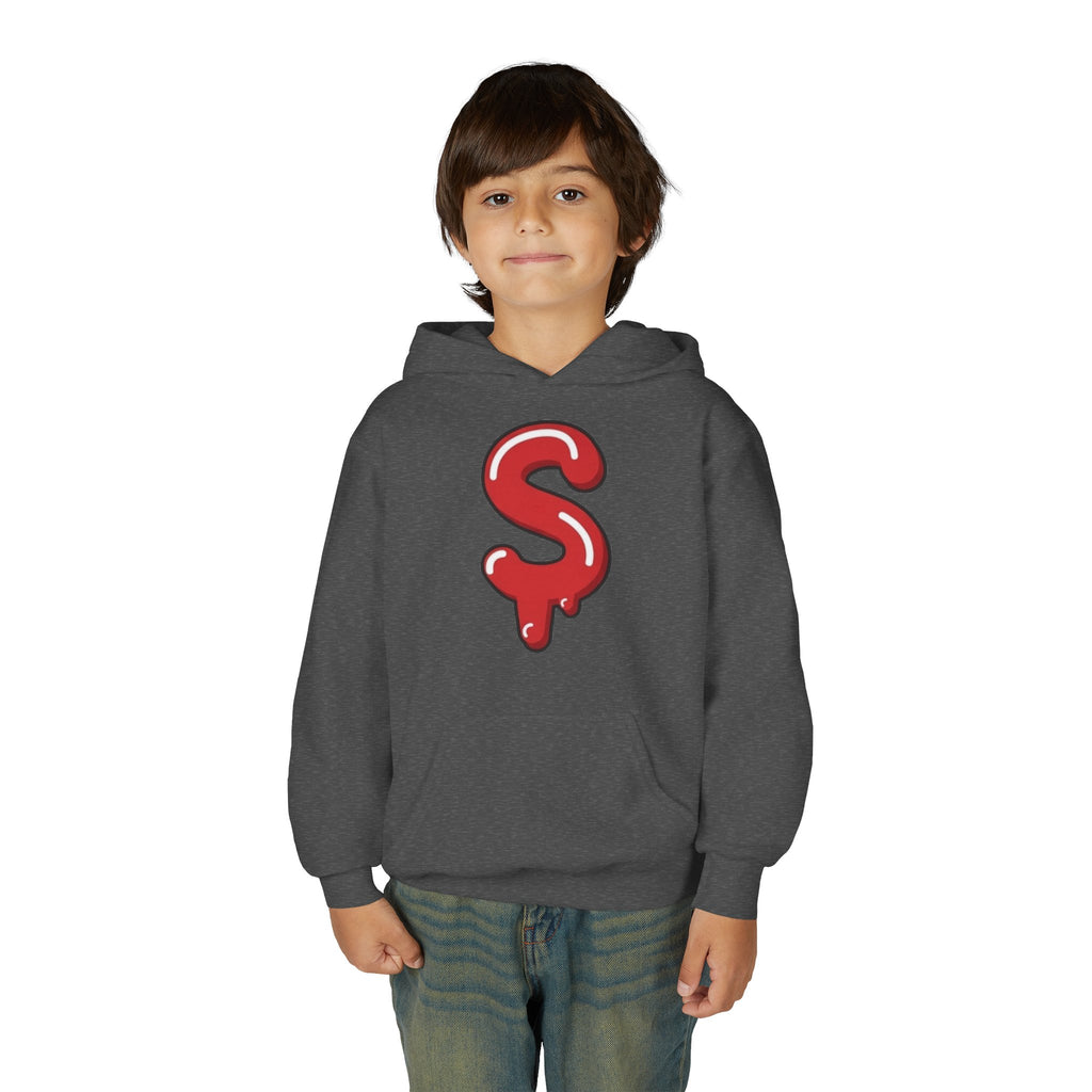 The Slime Shop Youth Hoodie — Green / Red Slime $