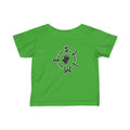 Infant Black/Slime Fine Jersey Tee