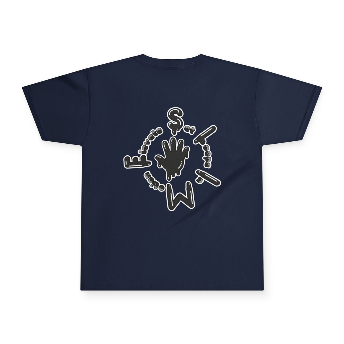 Youth Black/Slime Ultra Cotton Tee