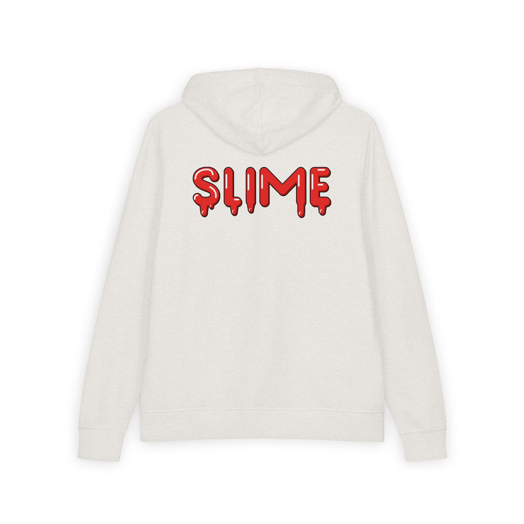 The Slime Shop Full-Zip Hoodie — Black / Red Slime $