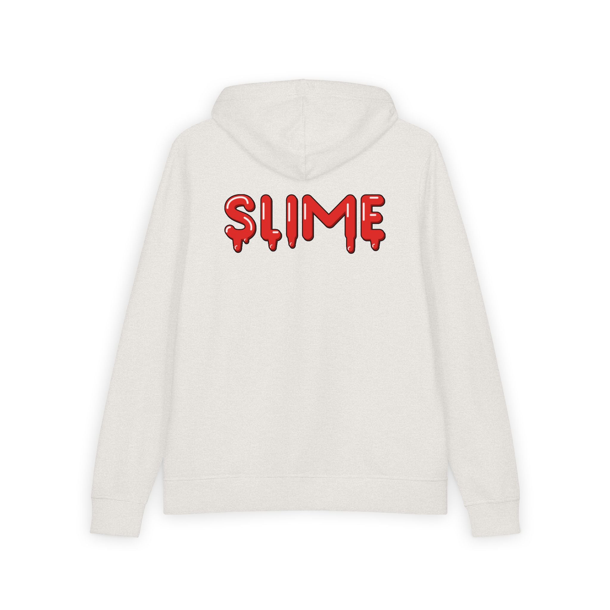 The Slime Shop Full-Zip Hoodie — Black / Red Slime $