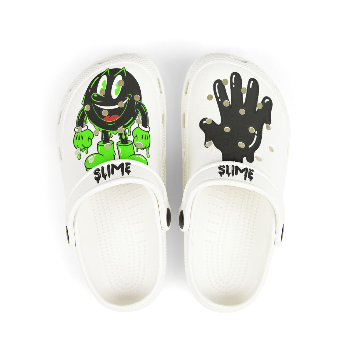 Kid's Black/SlimemanGzzzi5 SlimeCroccs