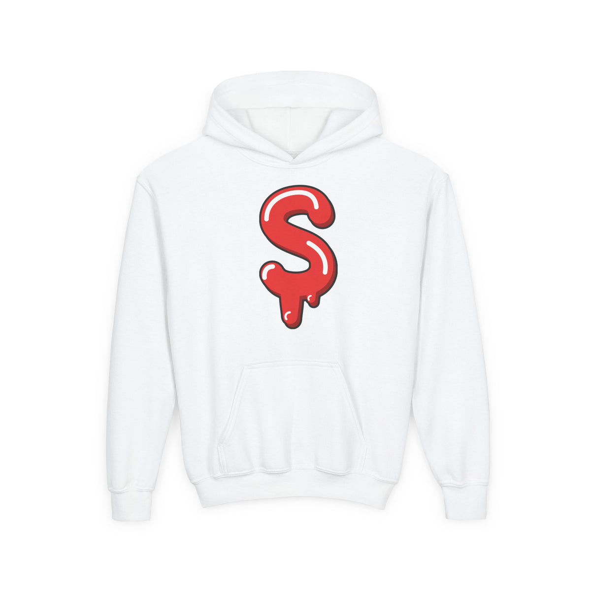Red Slime Sircle Youth Heavy Blend Hooded Sweatshirt