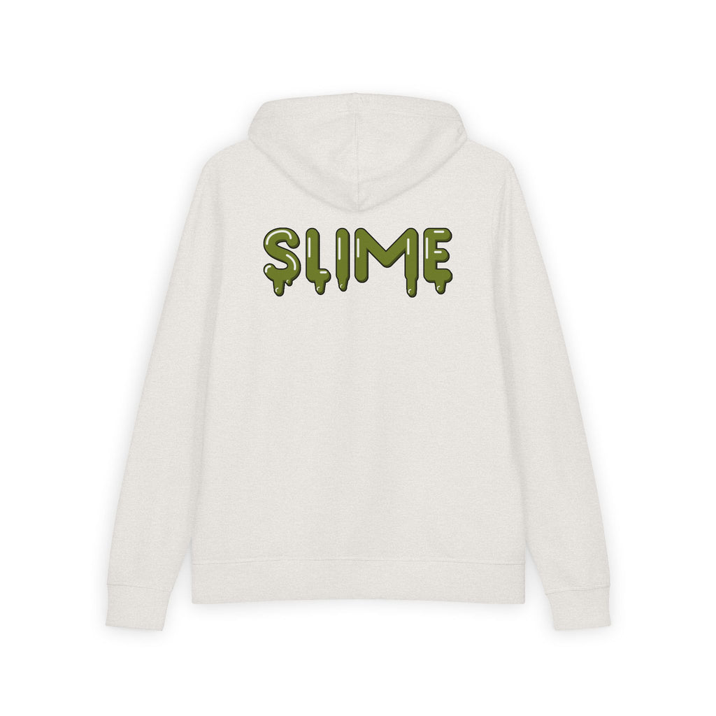 The Slime Shop Full-Zip Hoodie — Black / Olive Slime In 5