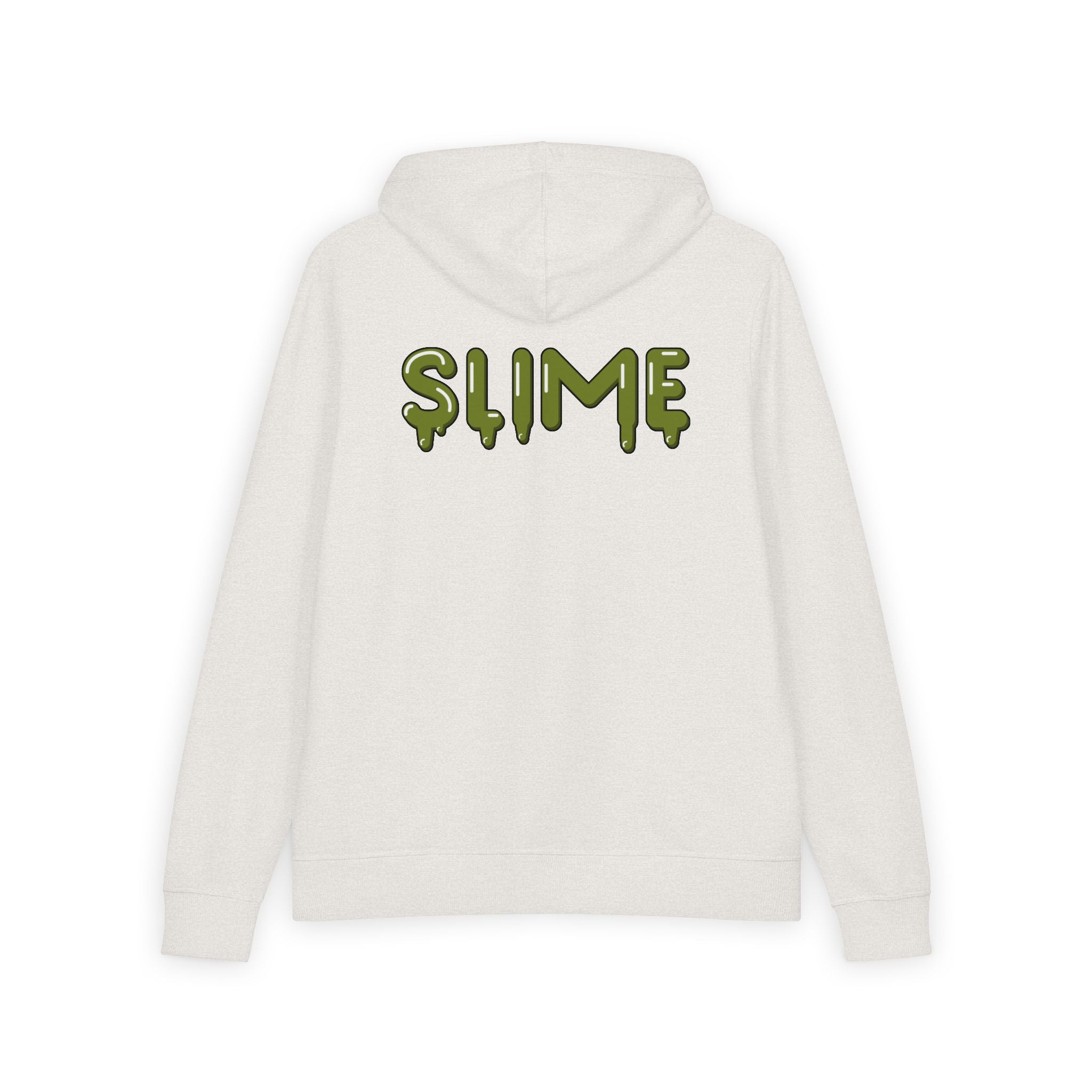 The Slime Shop Full-Zip Hoodie — Black / Olive Slime In 5