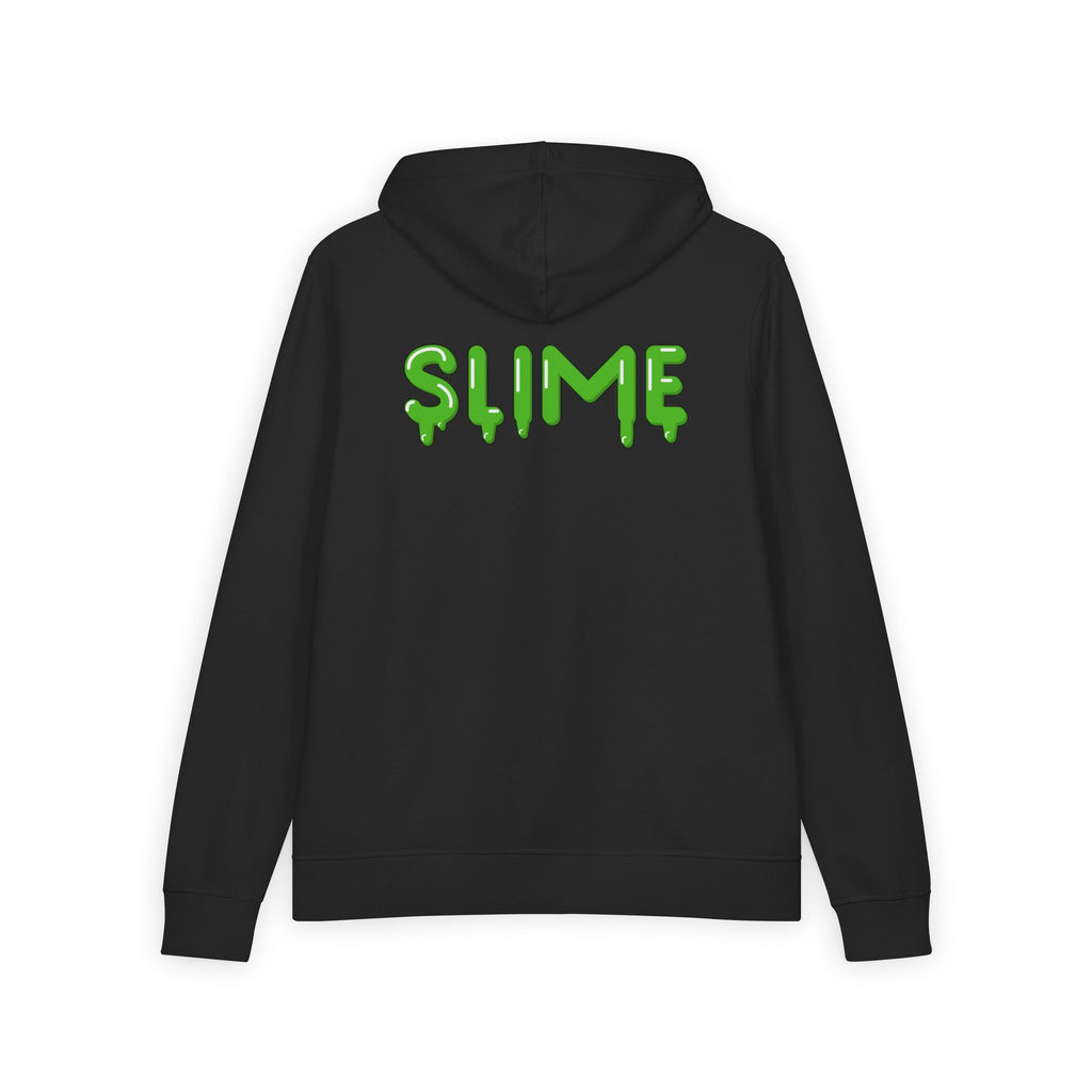 The Slime Shop Full-Zip Hoodie — Black / Green Slime In 5