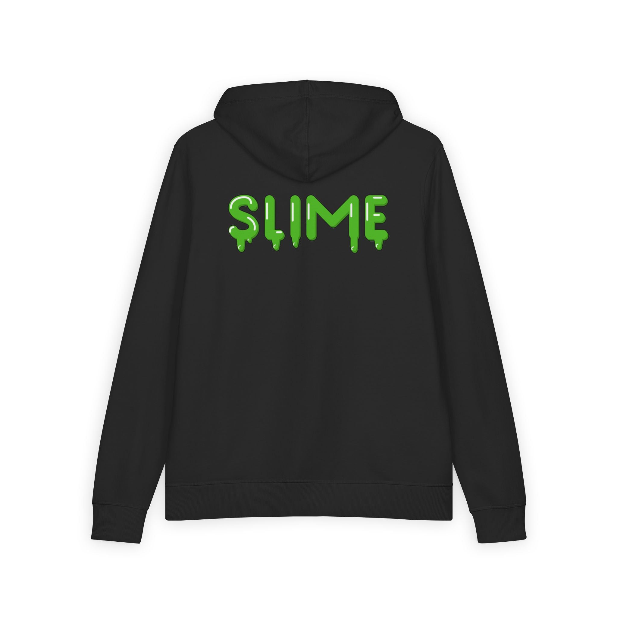 The Slime Shop Full-Zip Hoodie — Black / Green Slime In 5