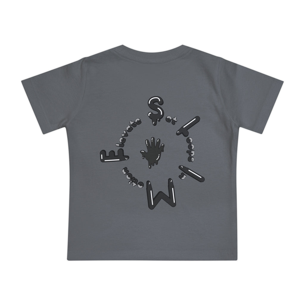 The Slime Shop Baby Tee — Yellow / Black Slime Sircle