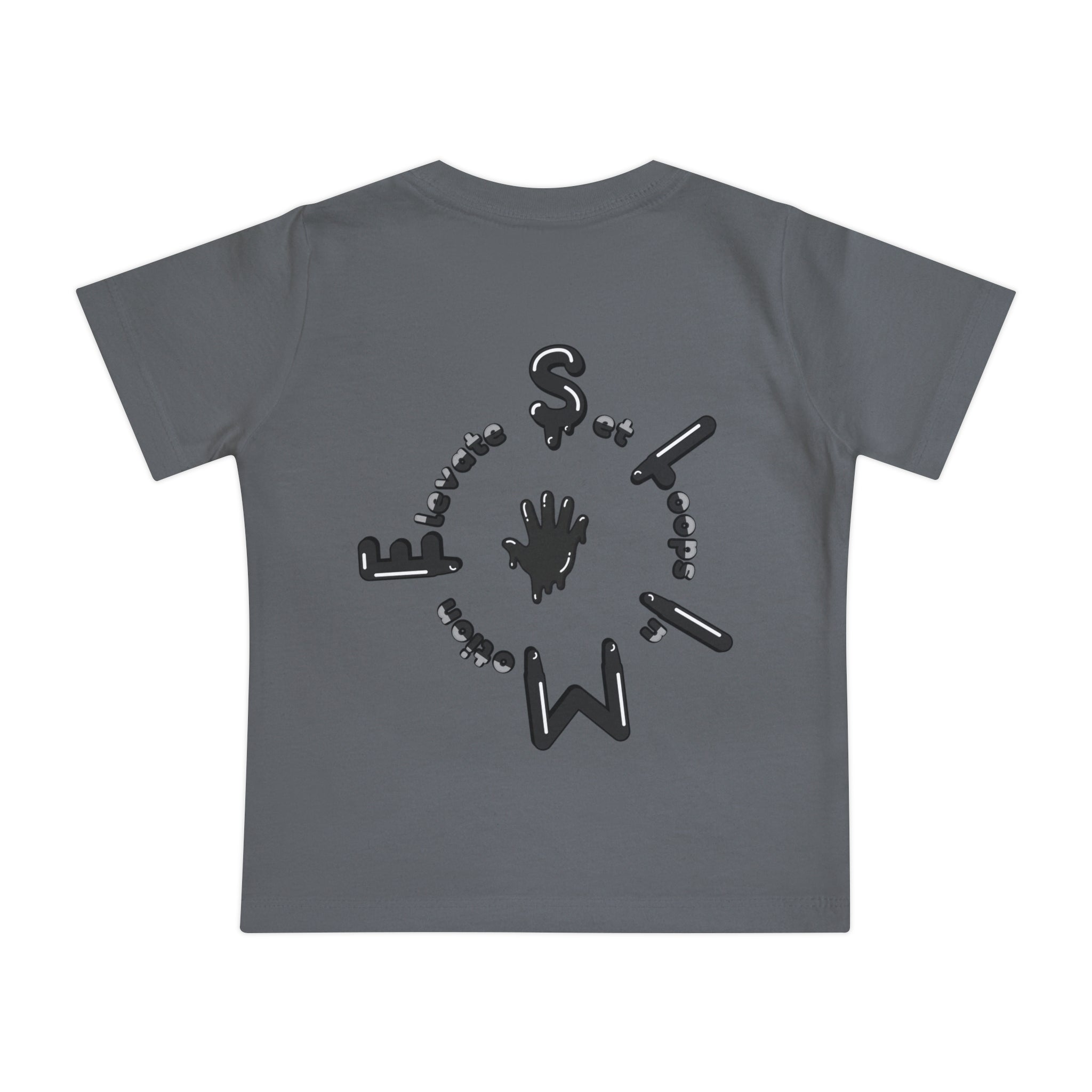 The Slime Shop Baby Tee — Yellow / Black Slime Sircle