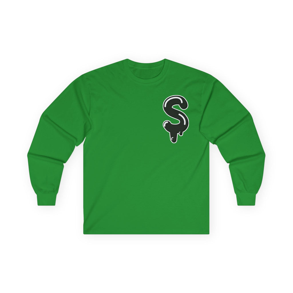 The Slime Shop Black Slime Sircle  Unisex Ultra Cotton Long Sleeve Tee