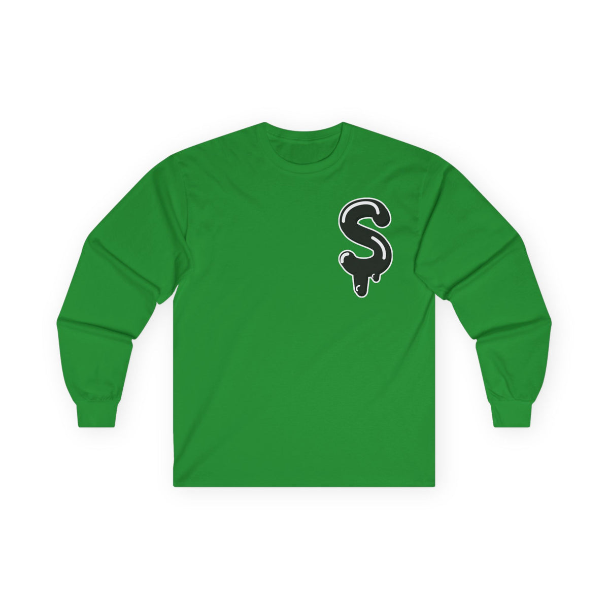 The Slime Shop Black Slime Sircle  Unisex Ultra Cotton Long Sleeve Tee