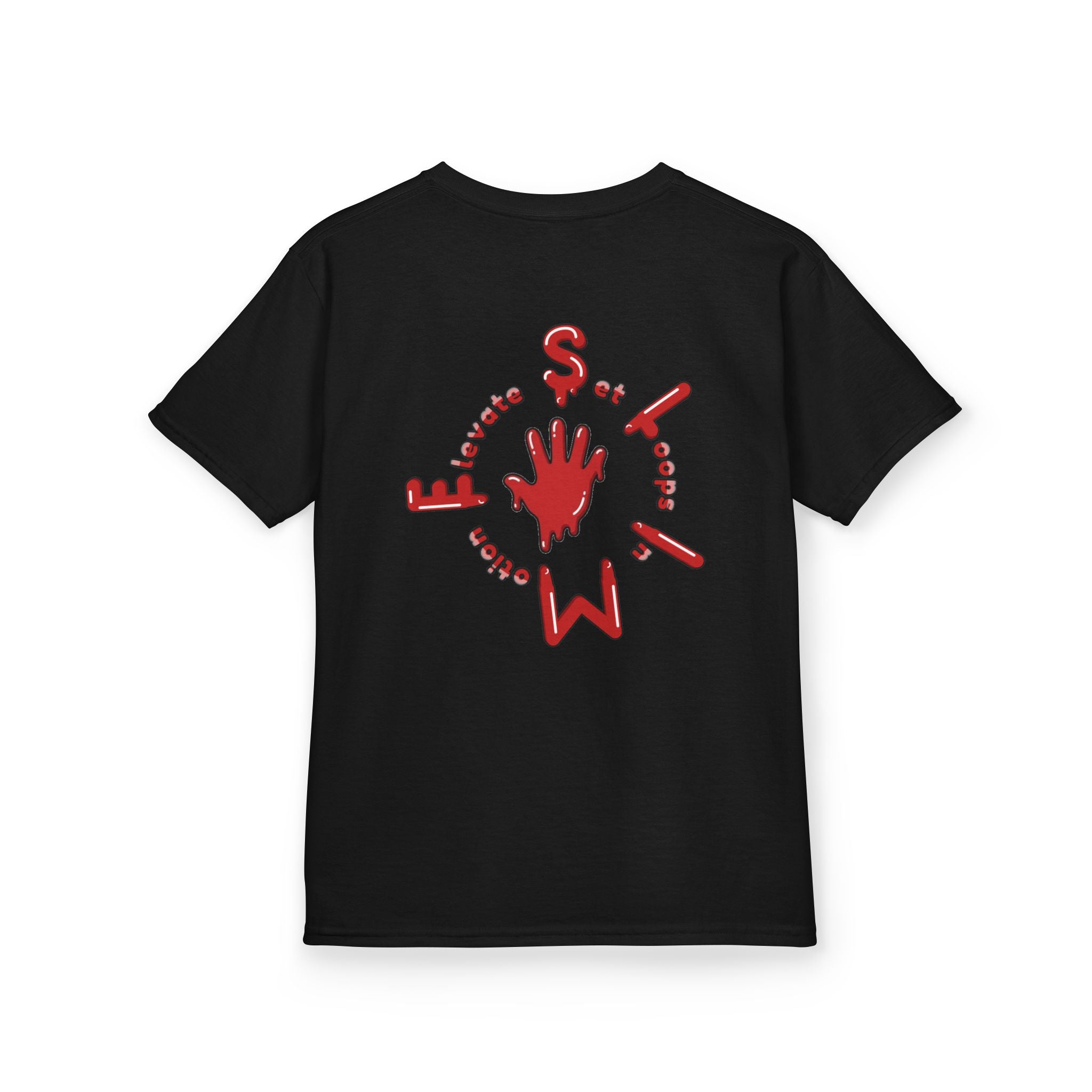 The Slime Shop Kids Tee — Green / Red Slime Sircle