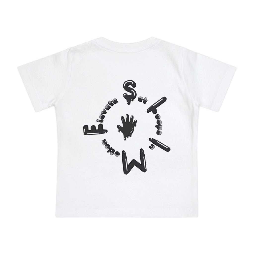 The Slime Shop Baby Tee — Yellow / Black Slime Sircle