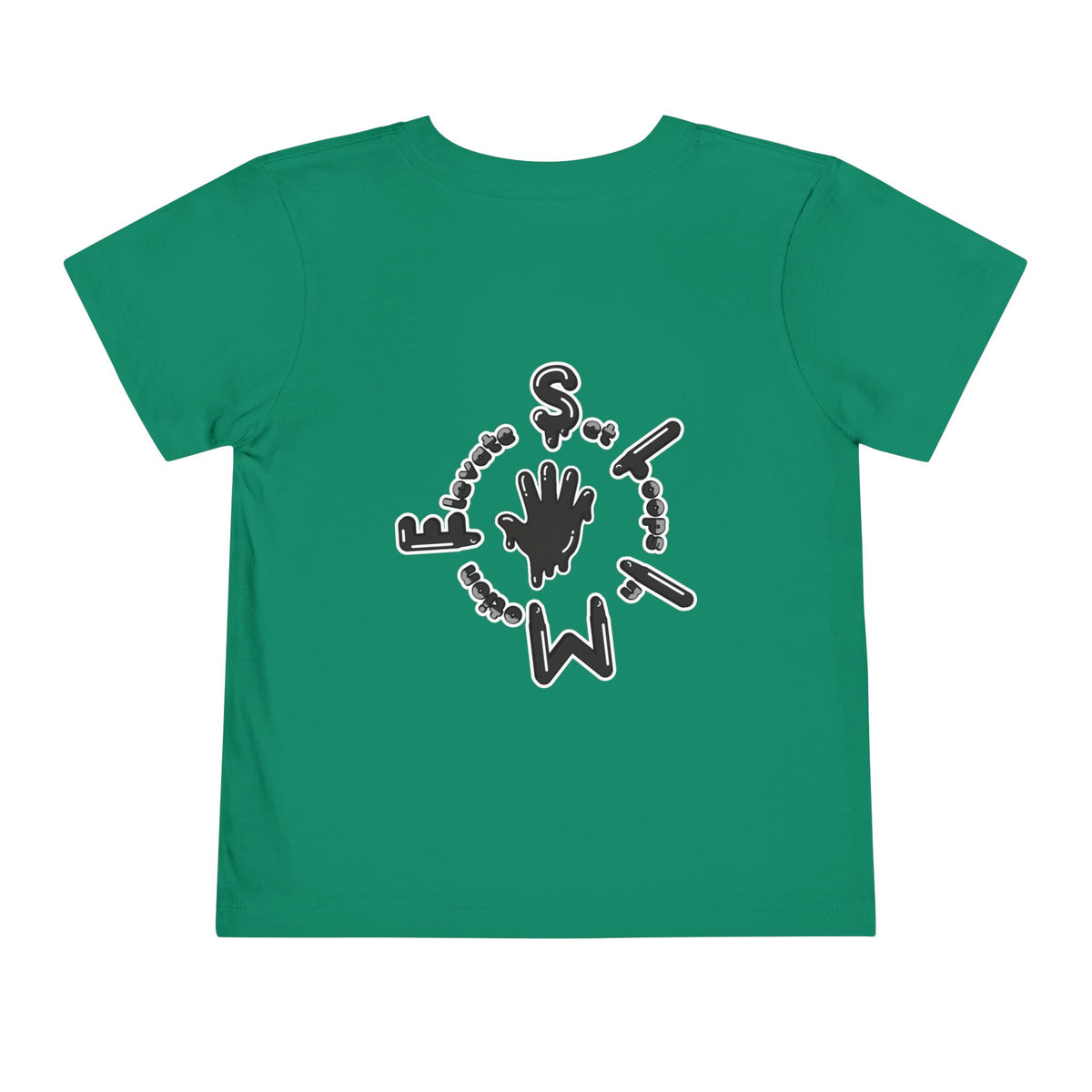 Toddler Black/Slime Short Sleeve Tee