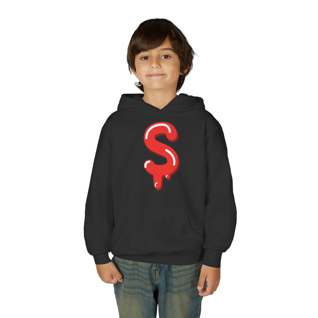 Red Slime Sircle Youth Heavy Blend Hooded Sweatshirt