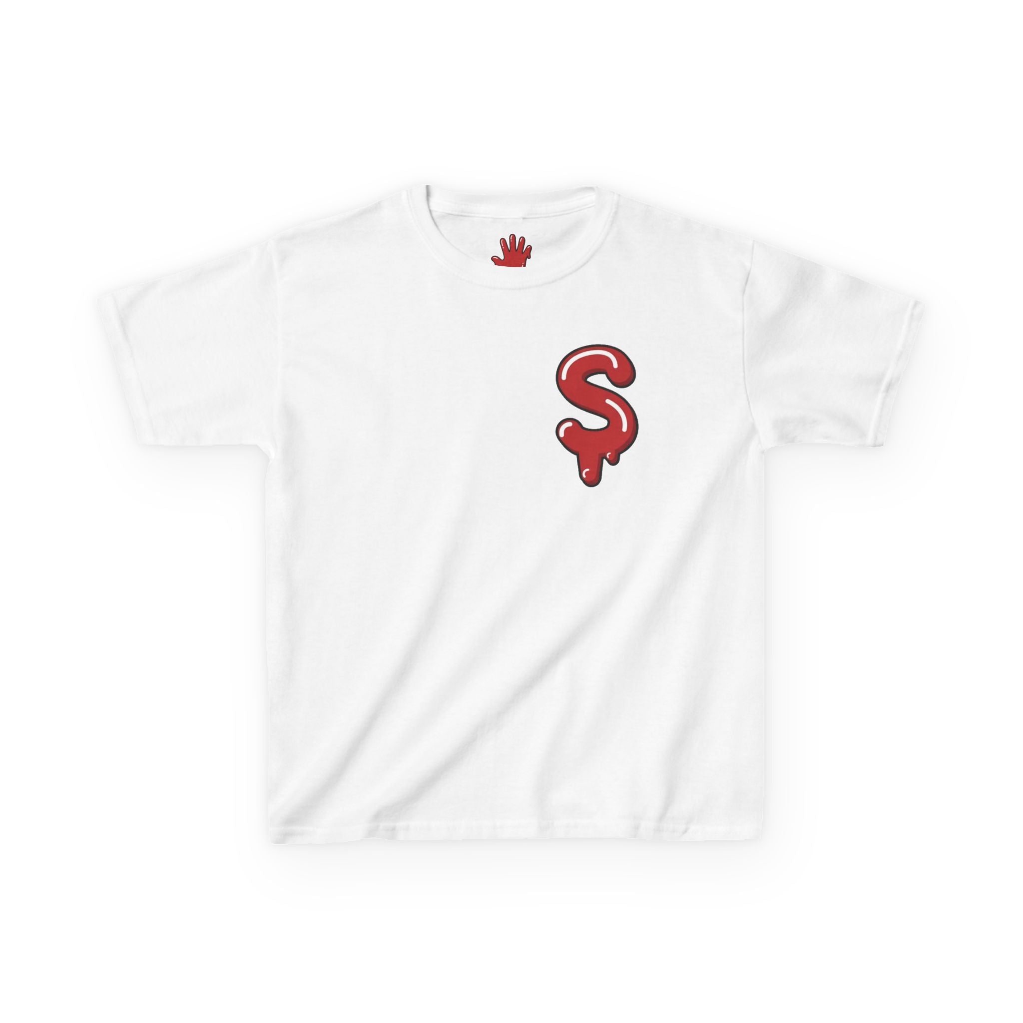 The Slime Shop Kids Tee — Green / Red Slime Sircle