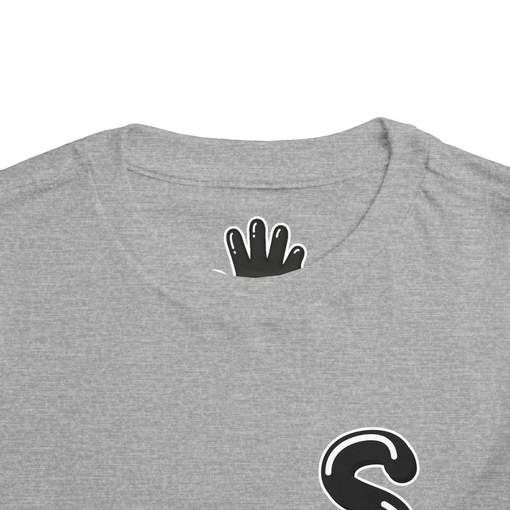 Toddler Black/Slime Short Sleeve Tee