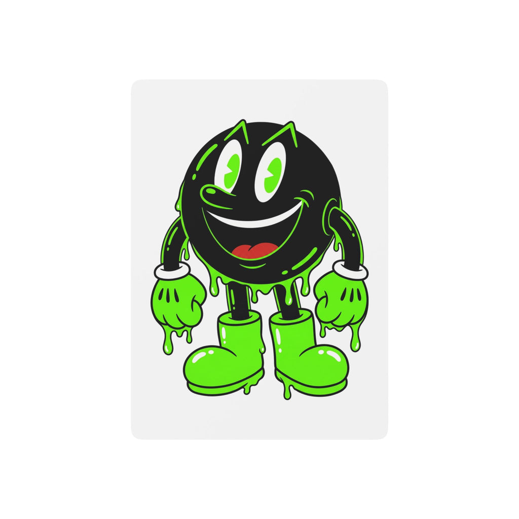 The Slime Shop Poker Playing Cards — White / Green Slimeman Gzzz