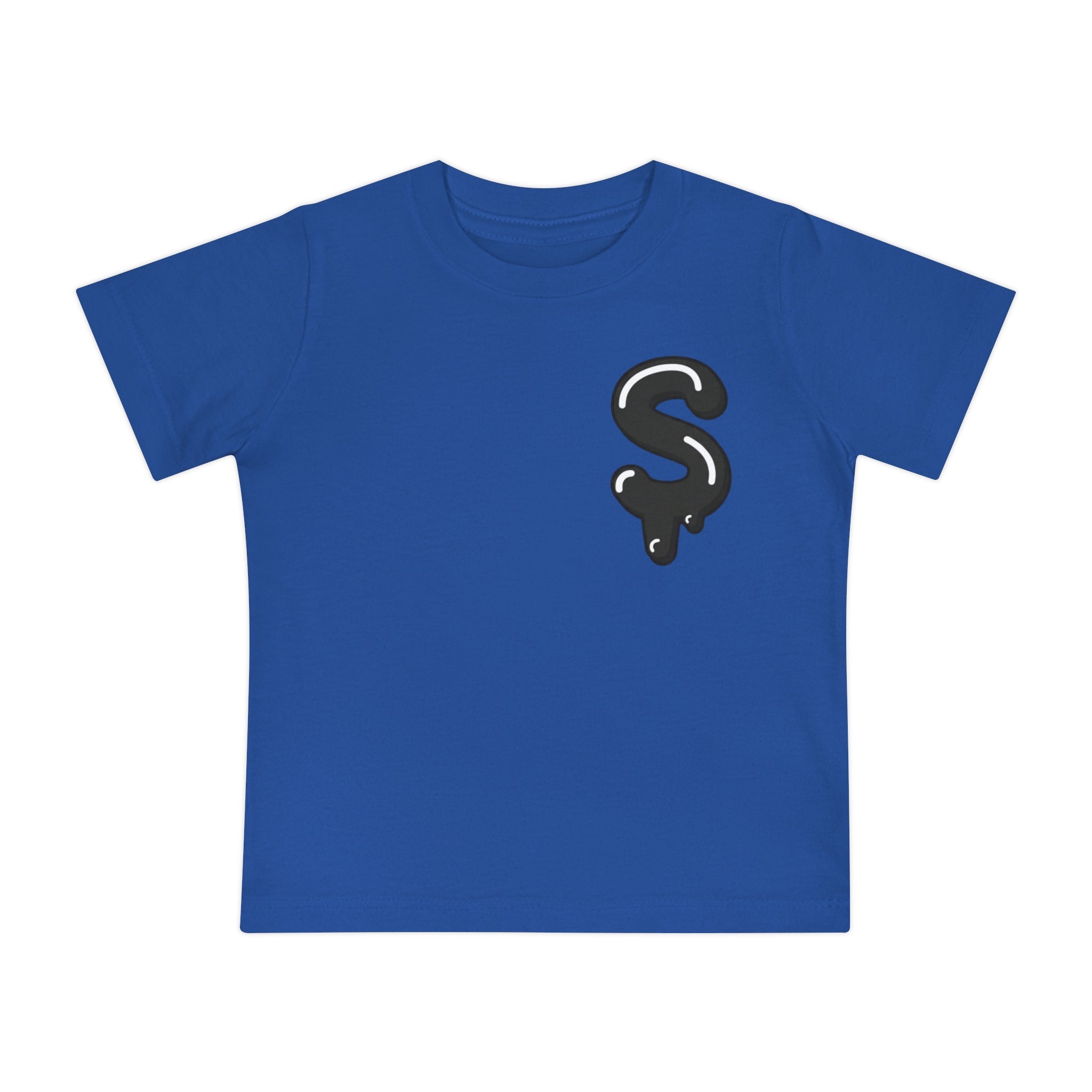 The Slime Shop Baby Tee — Yellow / Black Slime Sircle