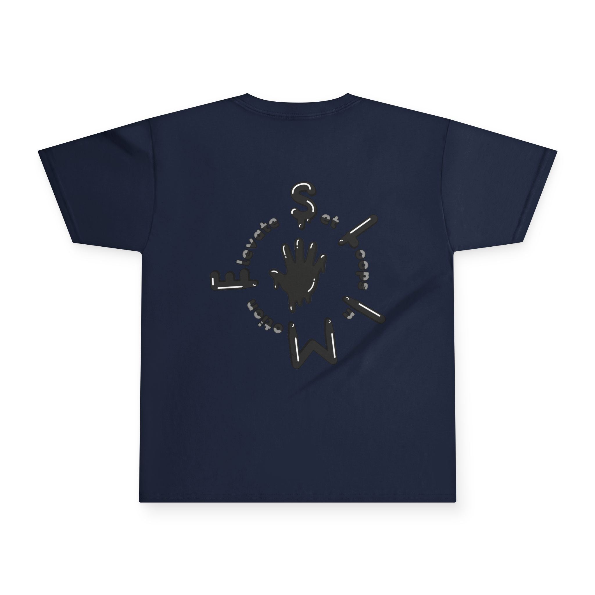 The Slime Shop Youth Tee — Navy / Black Slime Sircle
