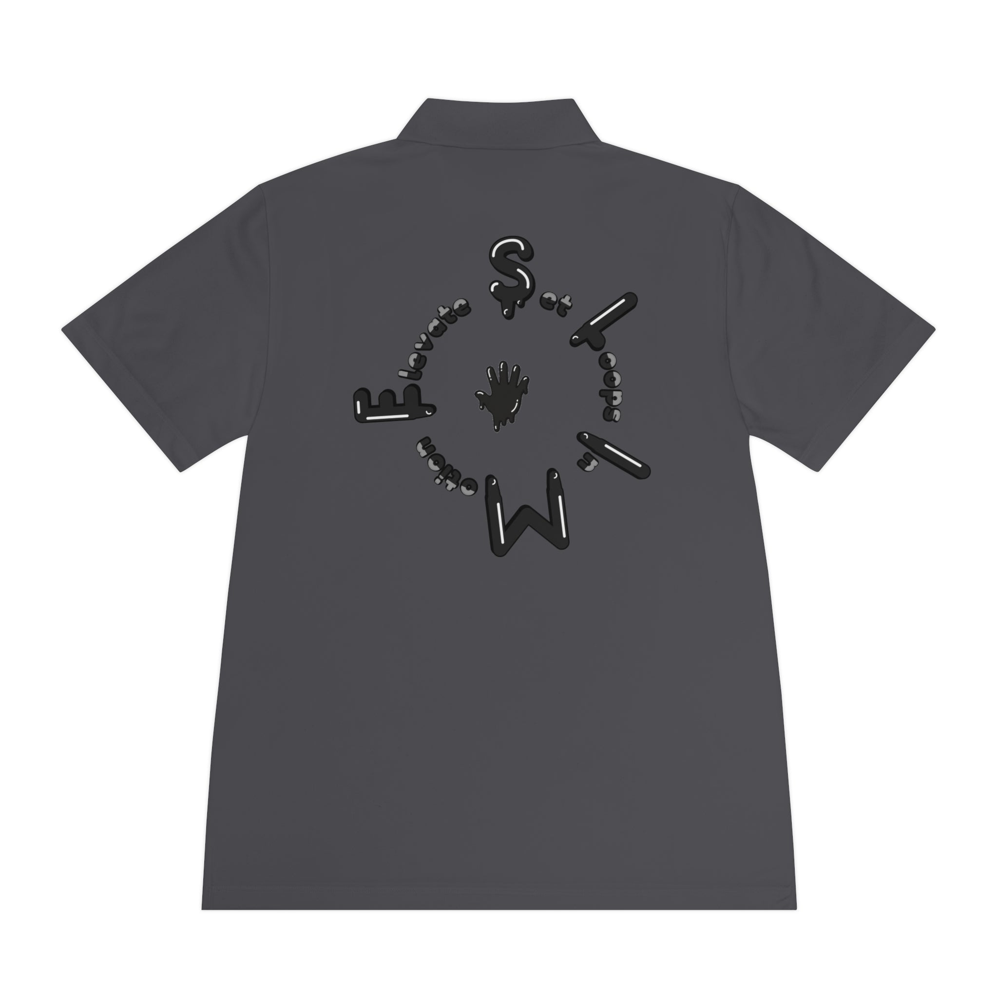 The Slime Shop Sport Polo — Lime Green / Black Slime Sircle