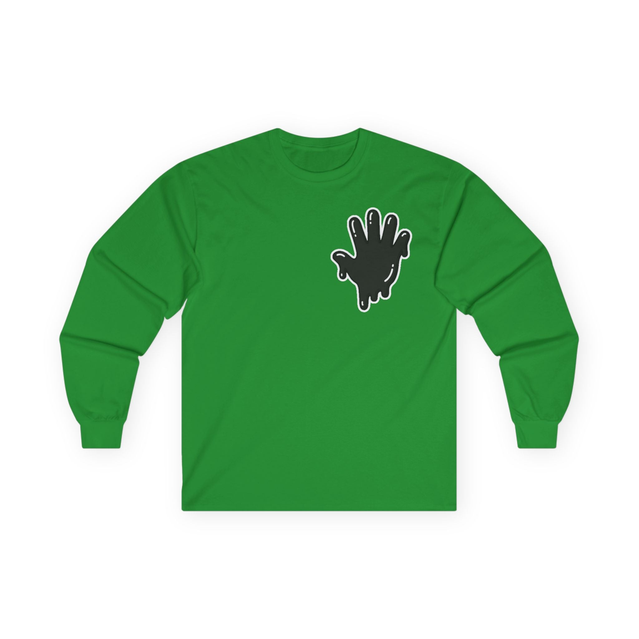 The Slime Shop Ultra Cotton Long-Sleeve — White / Black Slime In 5